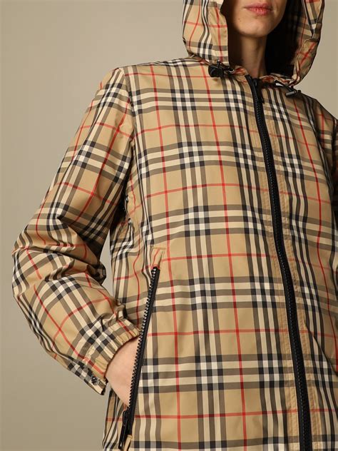 burberry check jacket women& 39|Burberry women's jacket xxl.